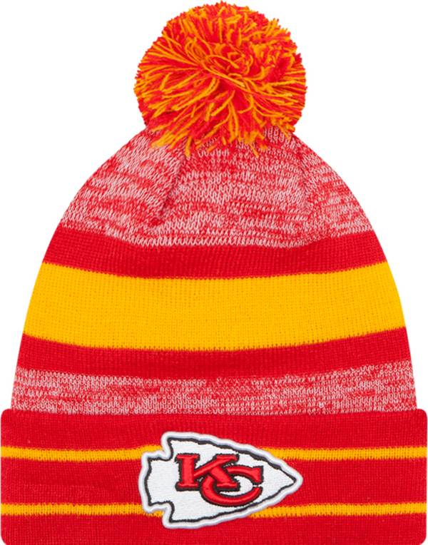 New Era Men's Kansas City Chiefs Cuffed Pom Red Knit Hat product image