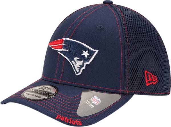 New Era Men's New England Patriots 39Thirty Neoflex Navy Stretch Fit Hat