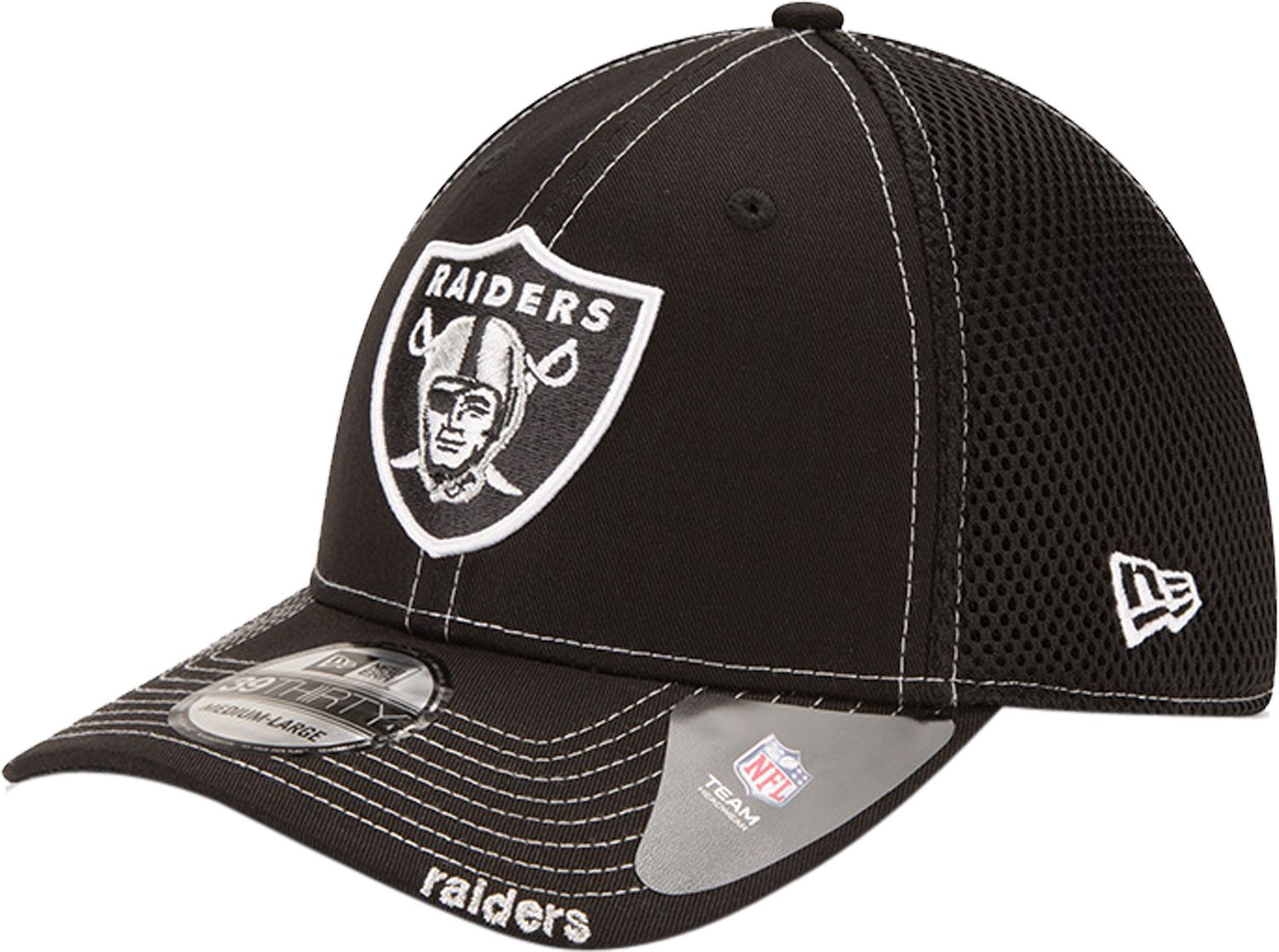 raiders flex fit hat