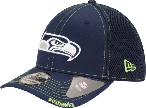 New Era Men's Seattle Seahawks 39Thirty Neo Navy Stretch Fit Hat product image
