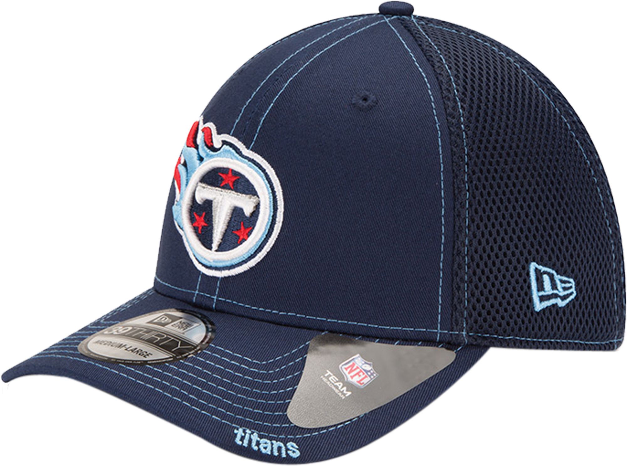 New Era Men's Tennessee Titans 39Thirty Neoflex Navy Stretch Fit Hat