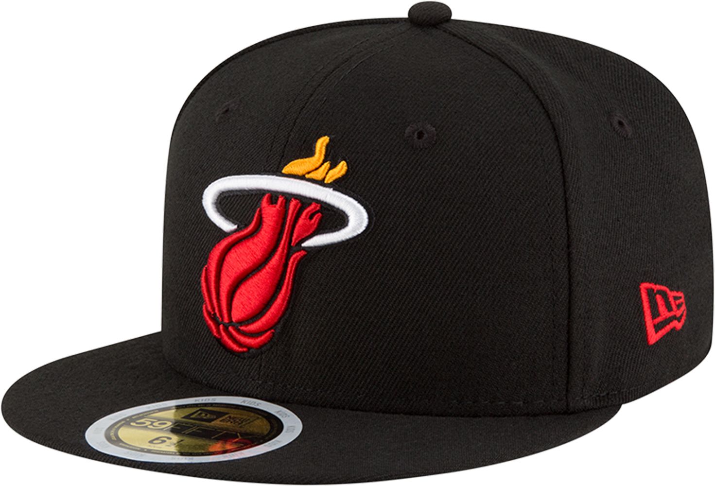 Miami Heat 59Fifty Black Fitted Hat 