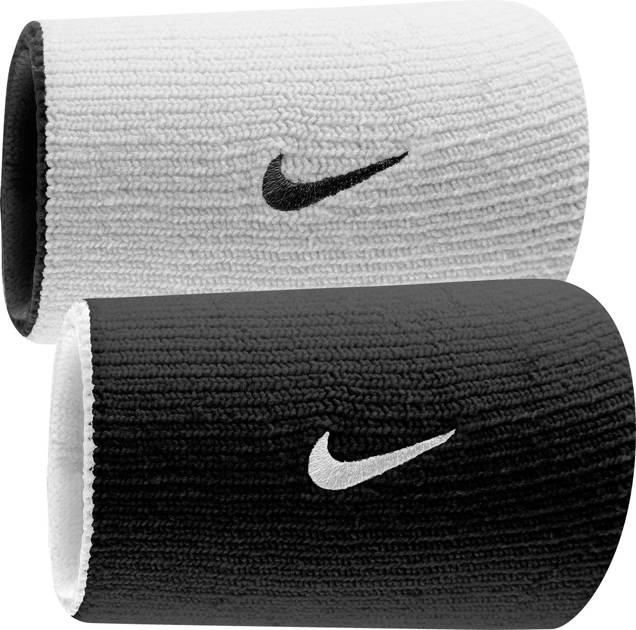 nike black and white wristbands