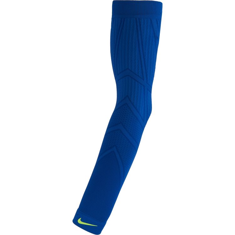 blue nike arm sleeve