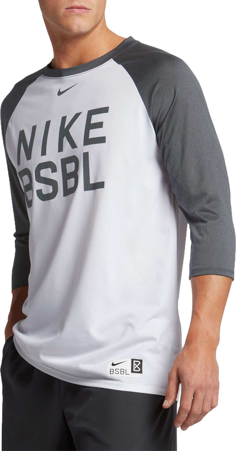 nike long sleeve baseball shirt