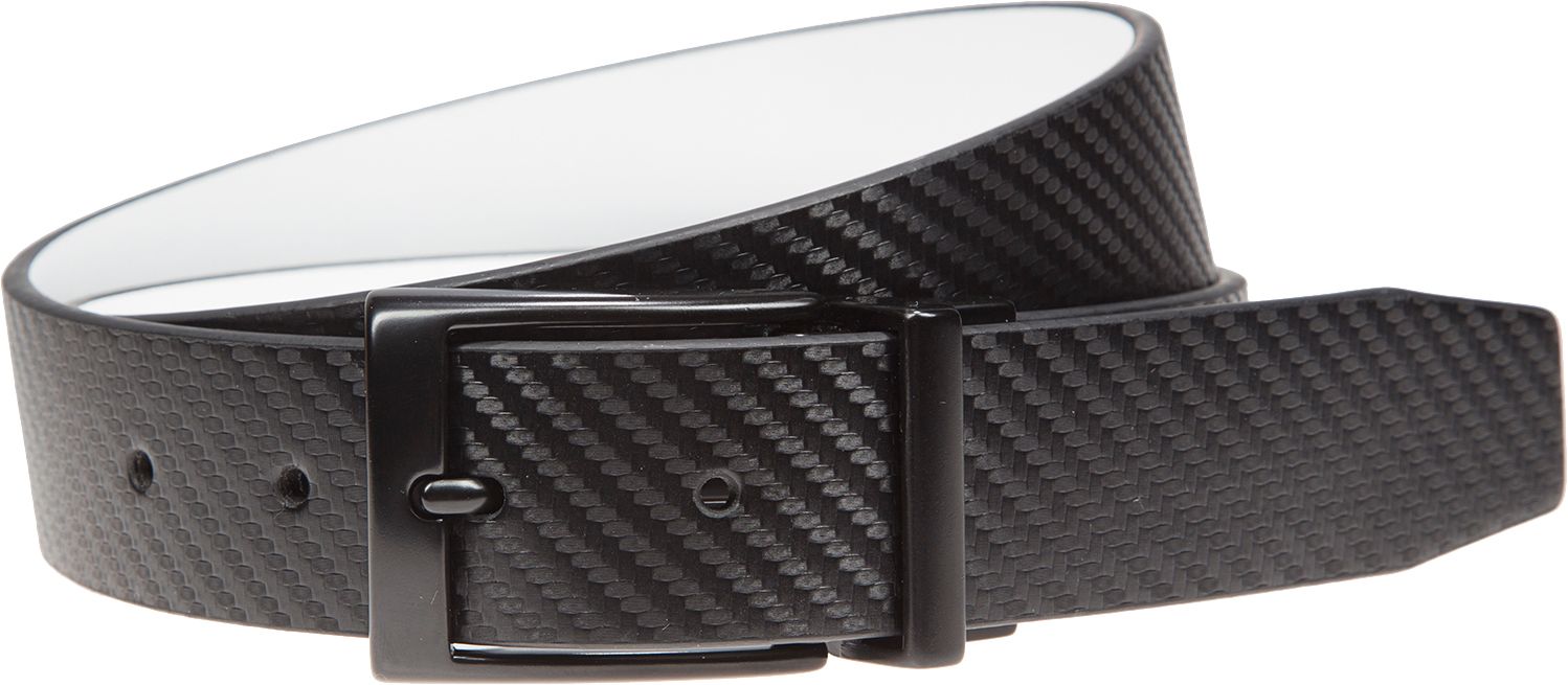 Carbon Fiber Matte Reversible Golf Belt 