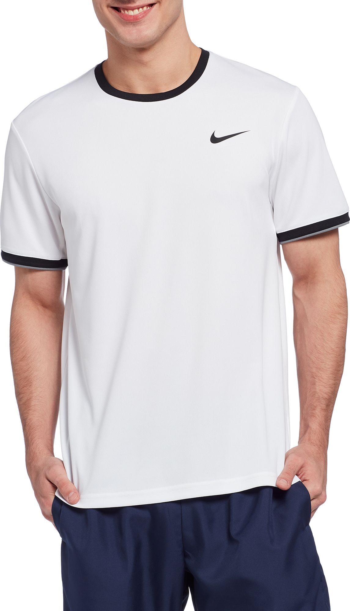 nike white tennis shirt