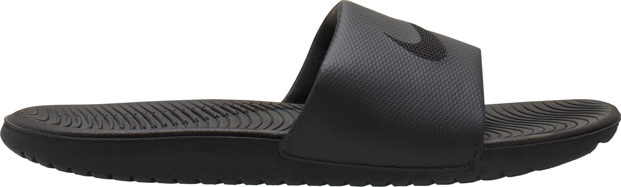 nike men's kawa slides grey