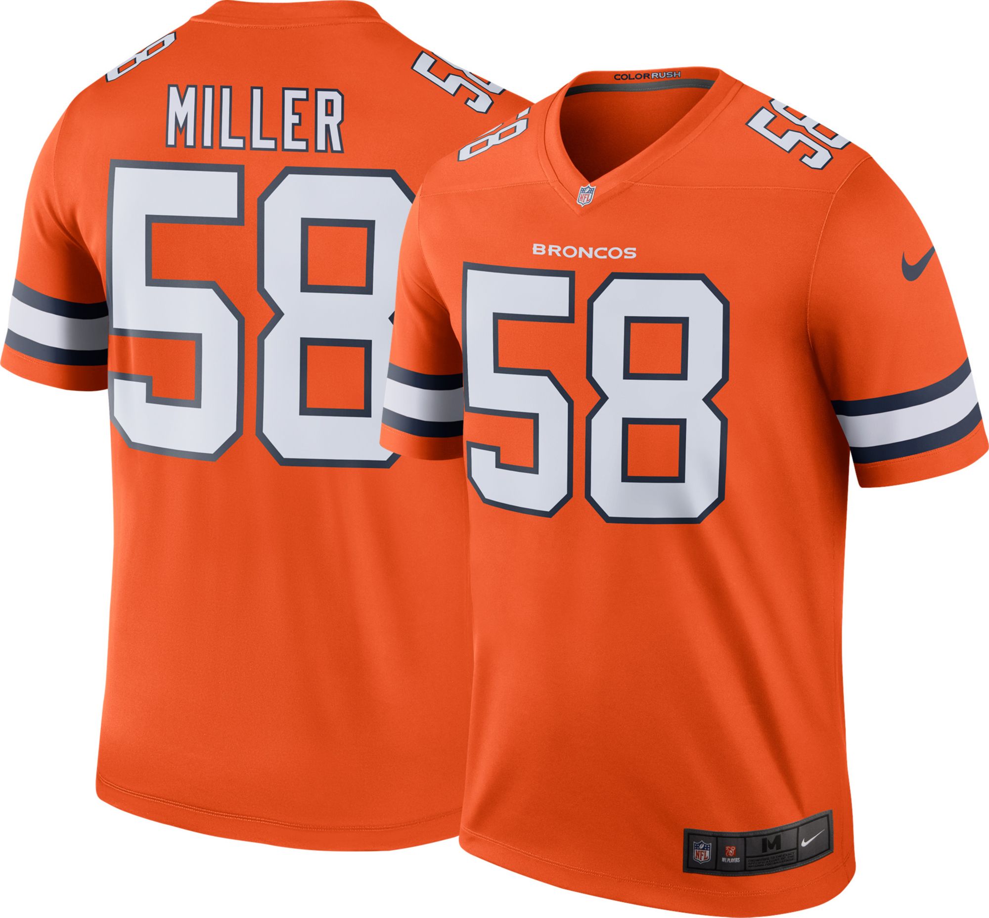 Color Rush Denver Broncos Von Miller 