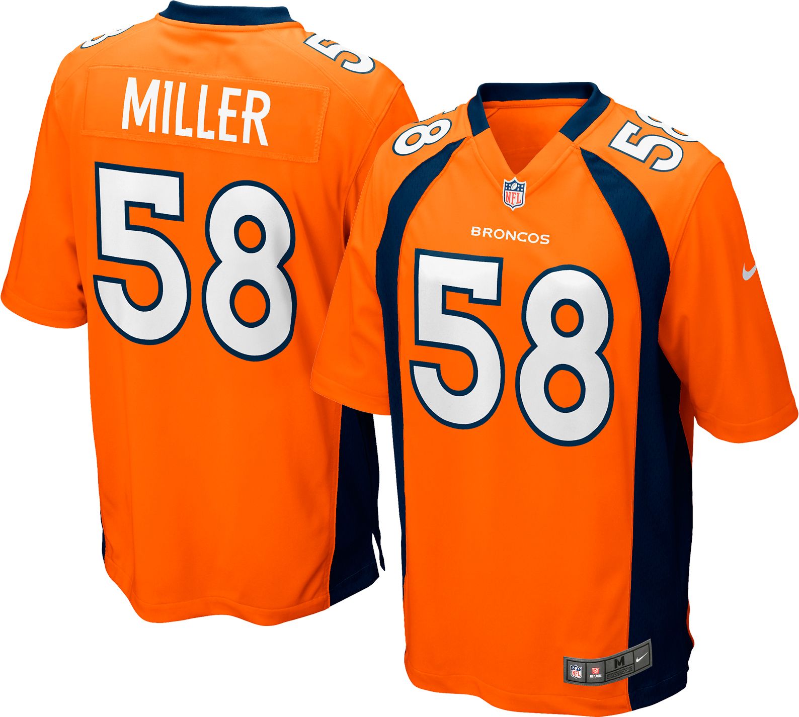 Game Jersey Denver Broncos Von Miller 