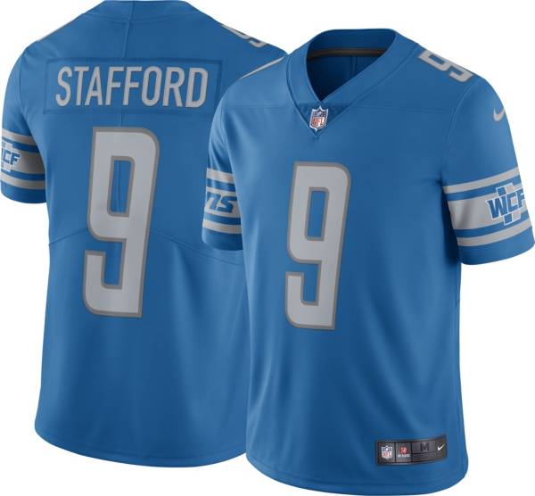 Nike Men's Detroit Lions Matthew Stafford #9 Blue Limited Jersey