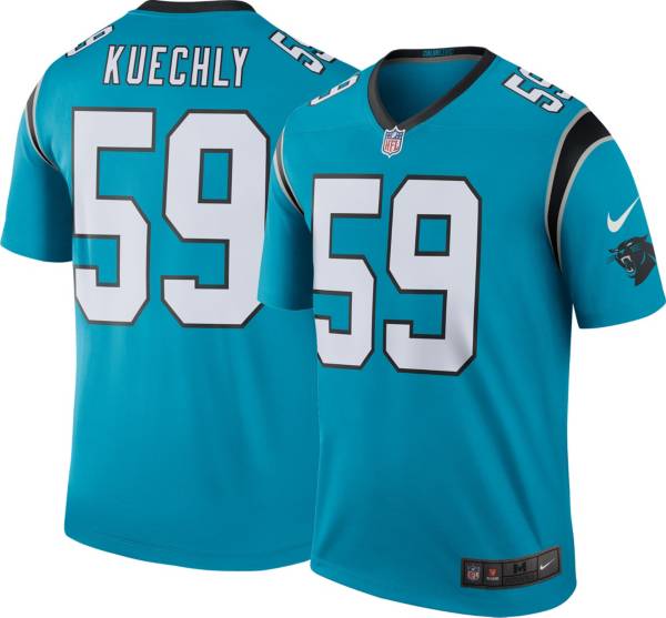 Nike Men's Carolina Panthers Luke Kuechly #59 Blue Legend Jersey