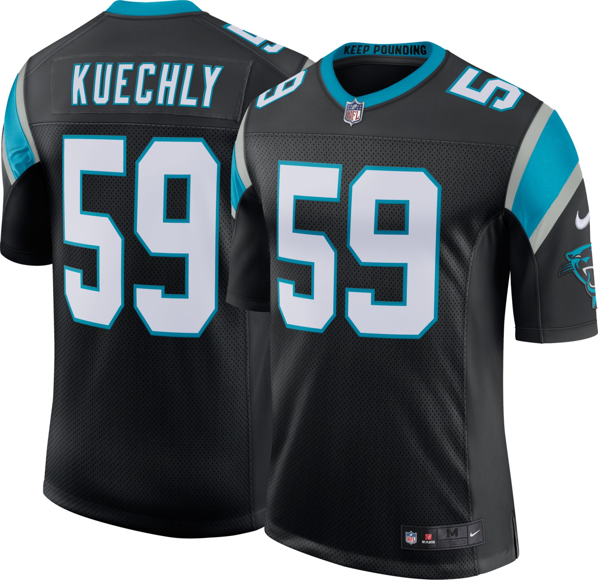 luke kuechly jersey stitched