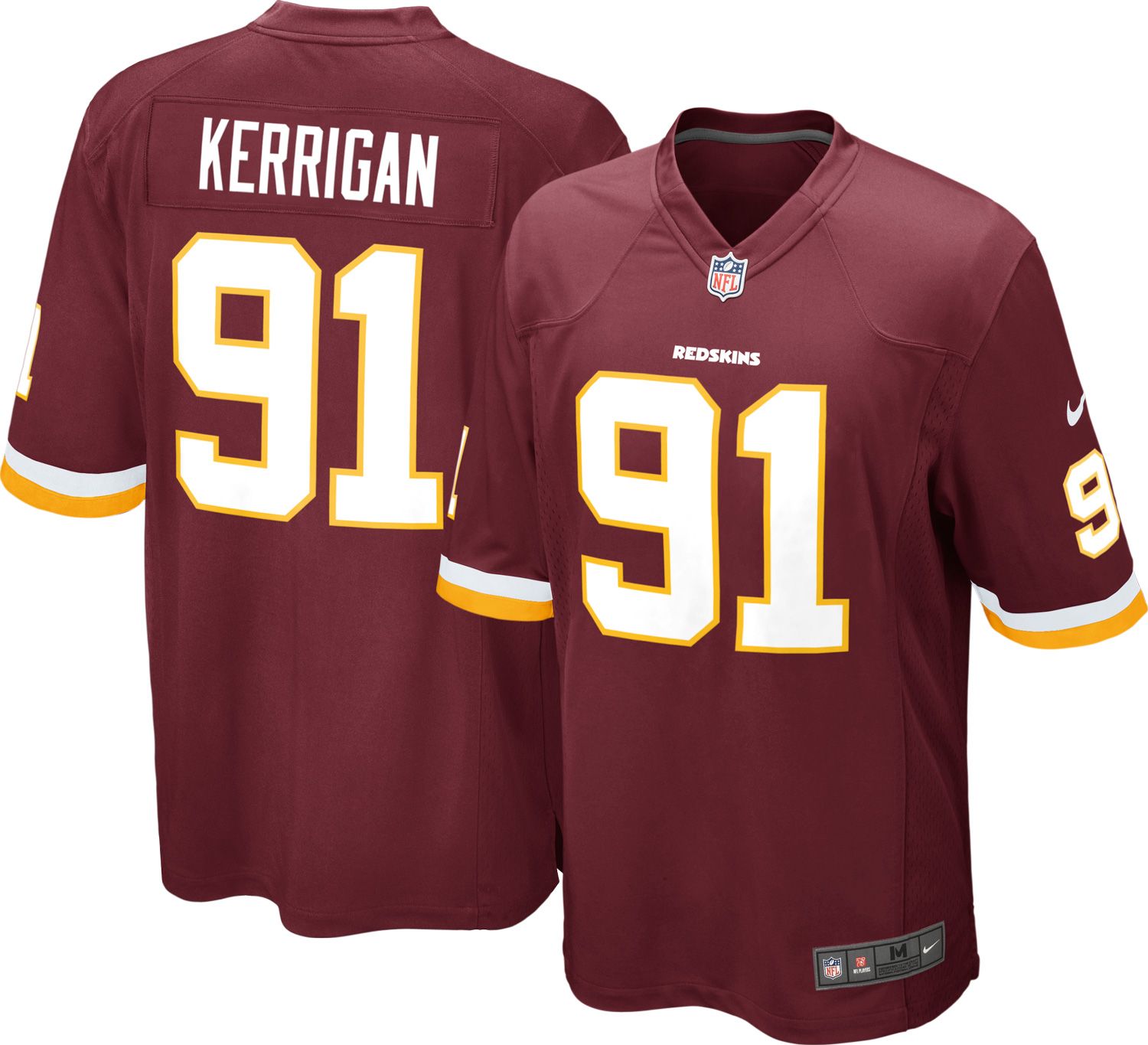 nike on field redskins jersey