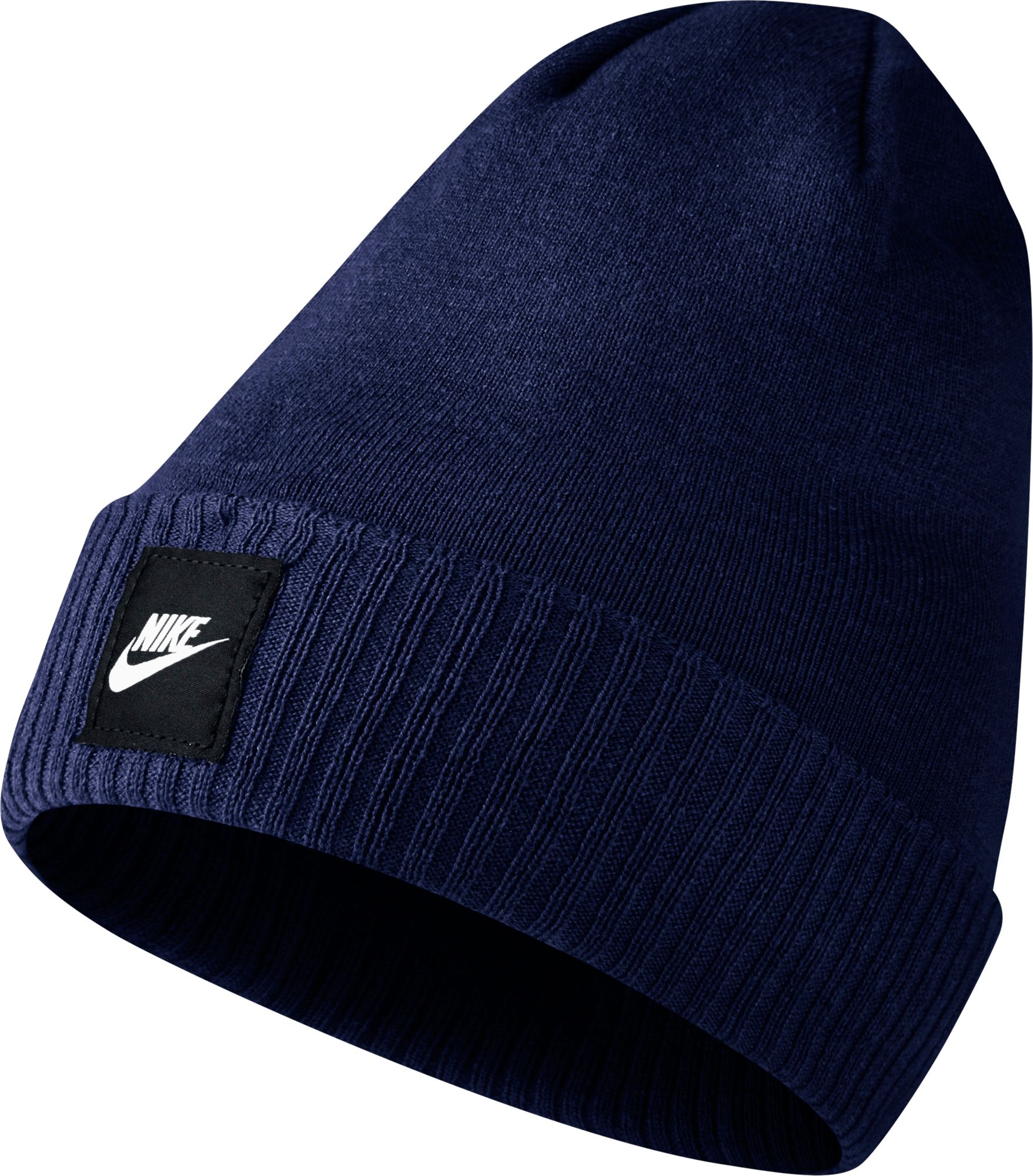 navy blue nike beanie