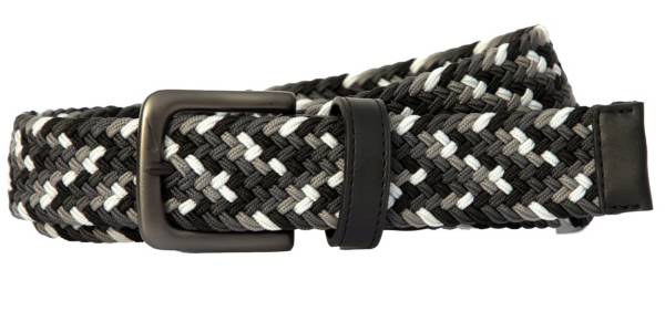 New Nike G-Flex Stretch Woven Masters Golf Belt Pink Grey White Black Sz.  Medium