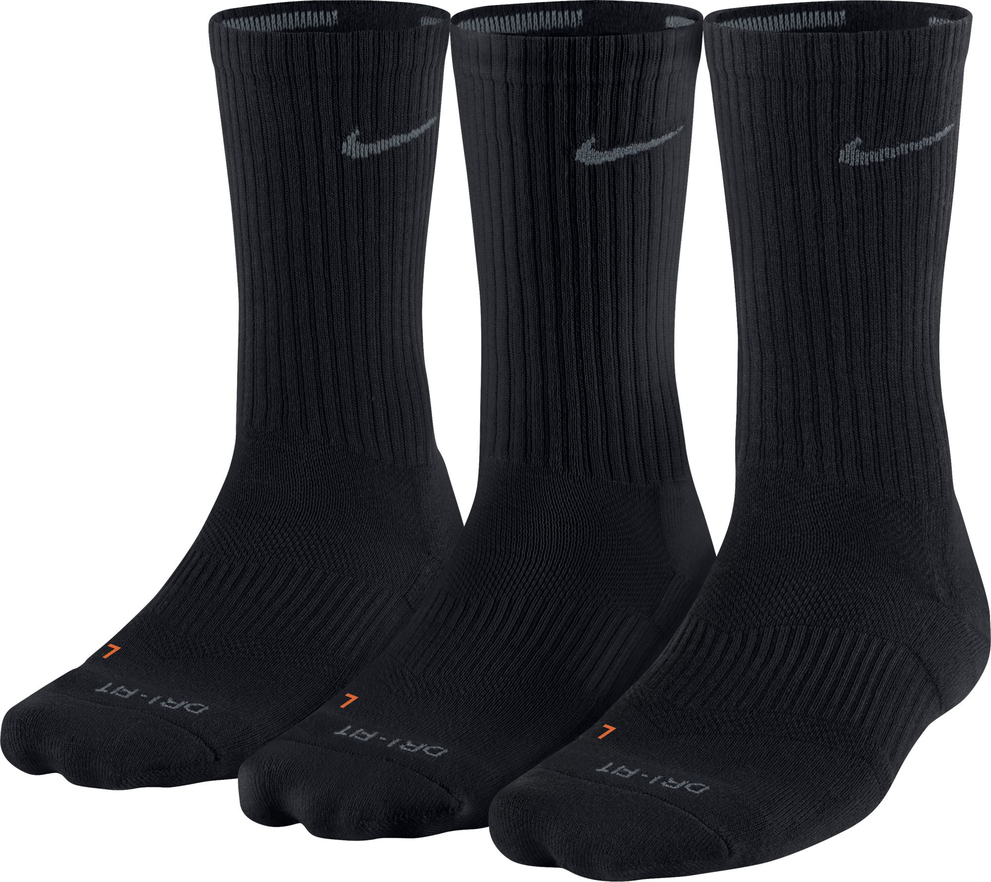 nike dri fit no show socks left right