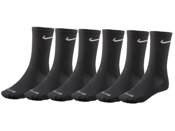 Nike Dri Fit Crew Socks 6 Pack Dick S Sporting Goods