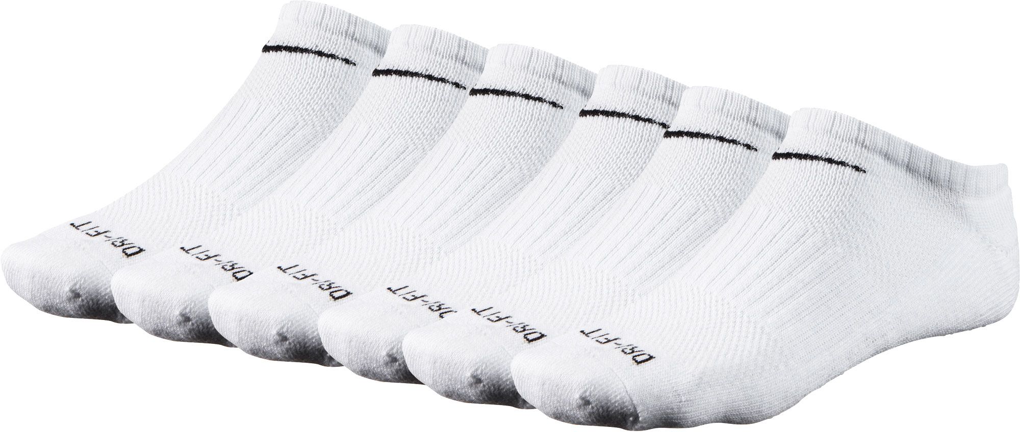 nike dri fit no show socks 6 pack