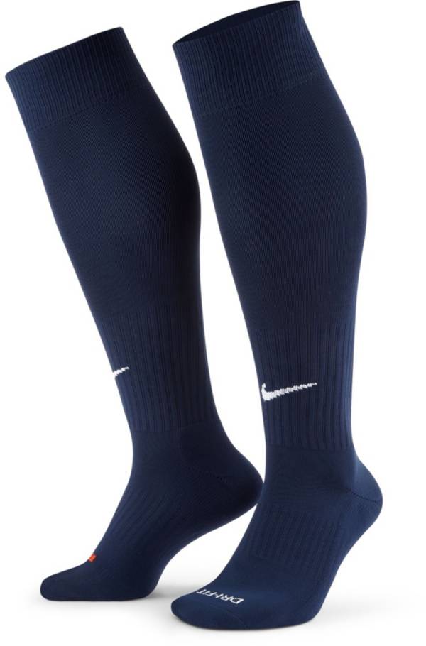 NIKE Dri-Fit Classic Soccer 2-Pack Socks - White (Large)