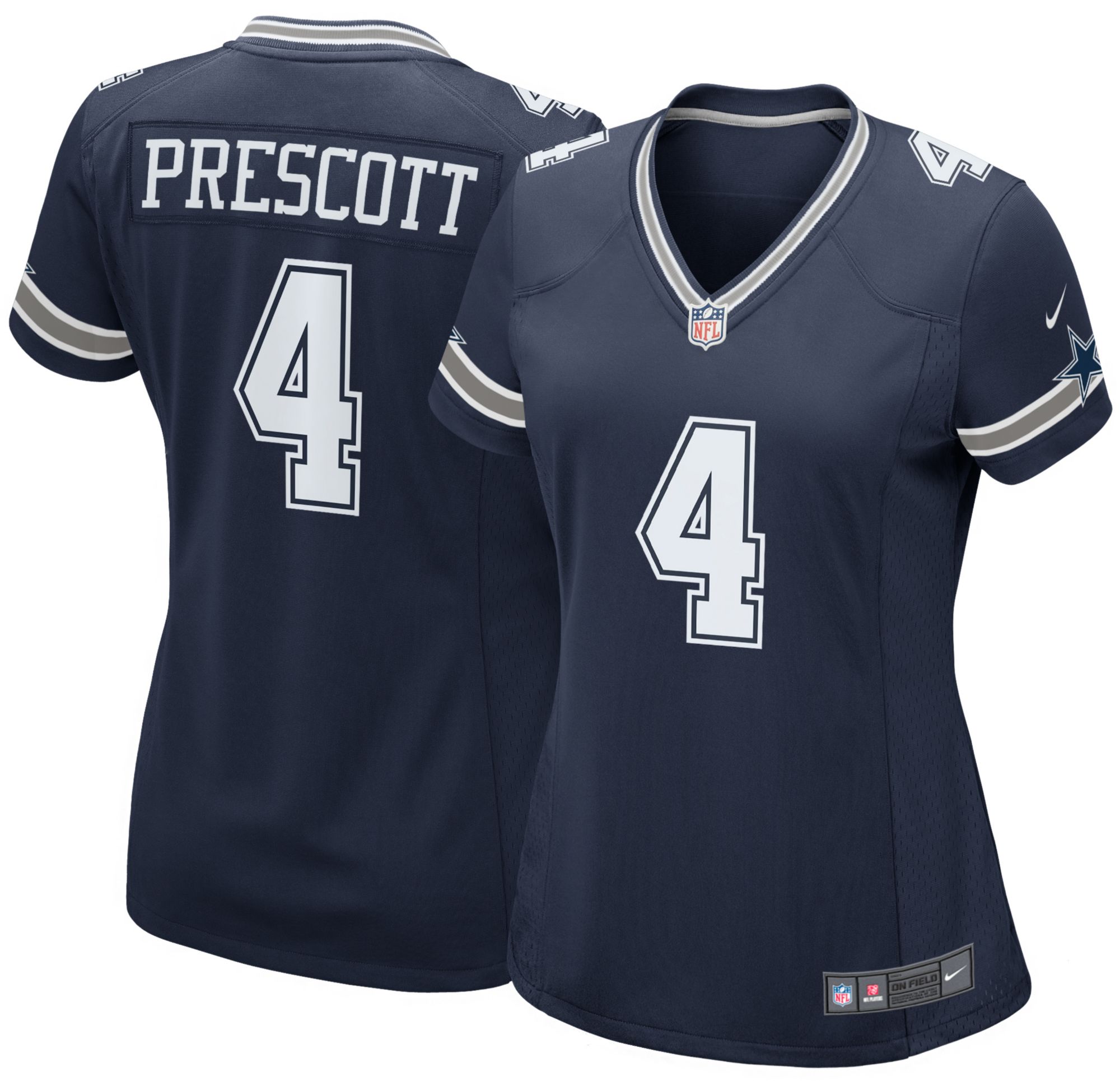 Game Jersey Dallas Cowboys Dak Prescott 