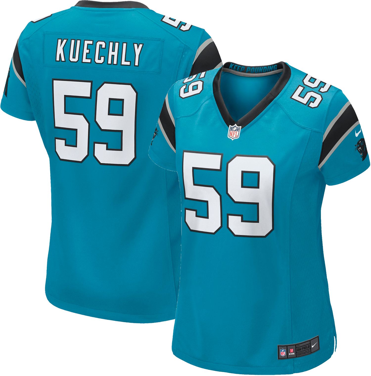 luke kuechly blue jersey