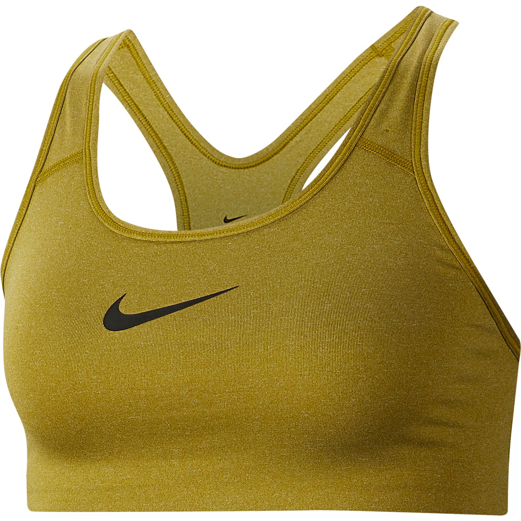 nike pro classic swoosh black bra