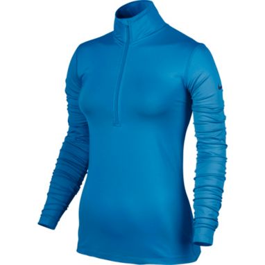 sorry, Nike Women's Pro Warm Half Zip Long Sleeve Shirt is currently out of stock
