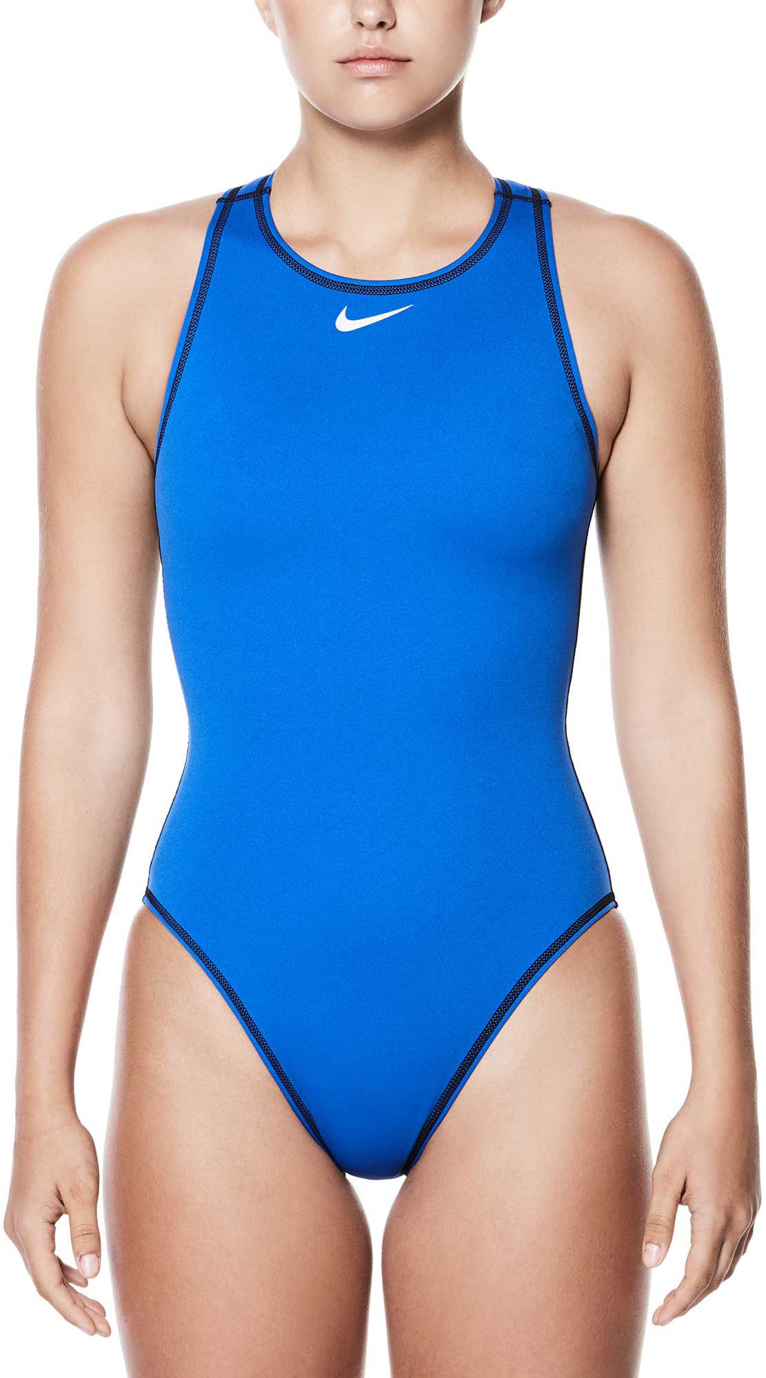Nike Women's Solid Water Polo Swimsuit 