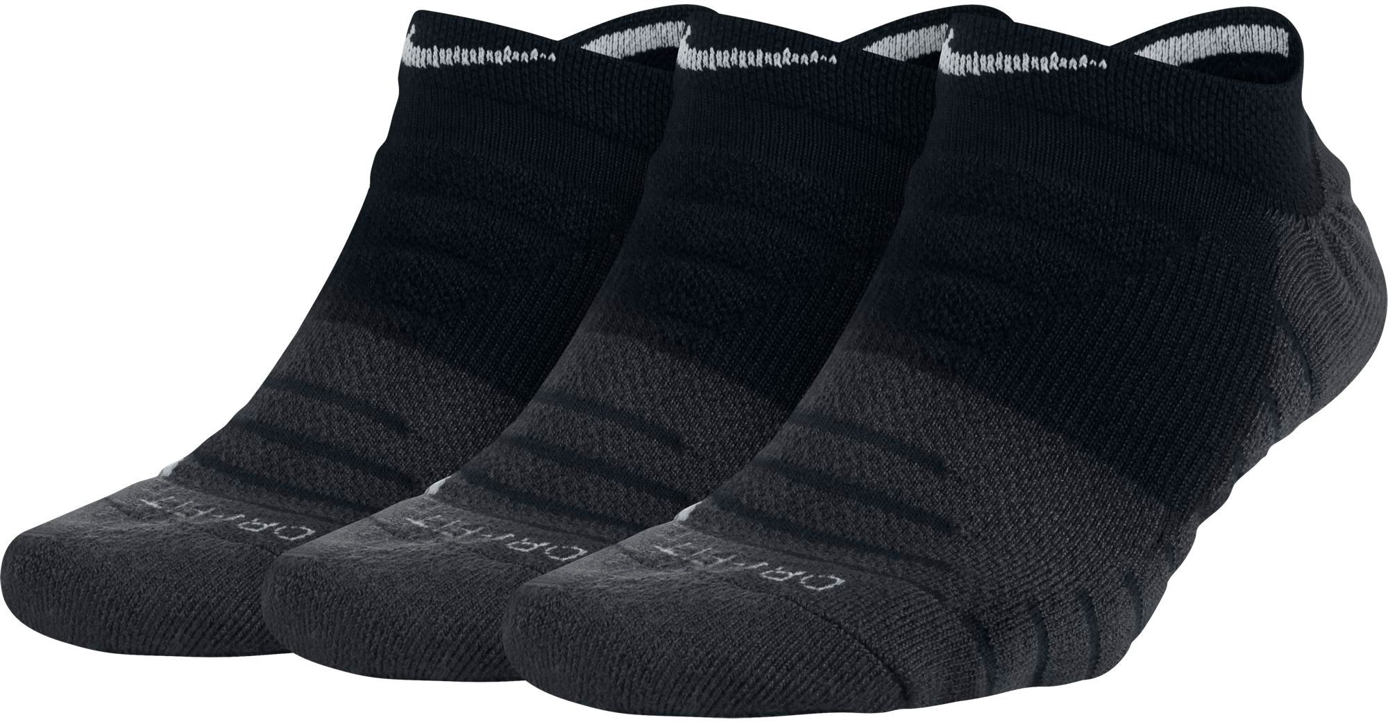 nike socks with left and right written on them