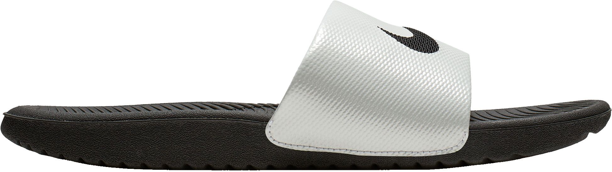 black nike kawa slides