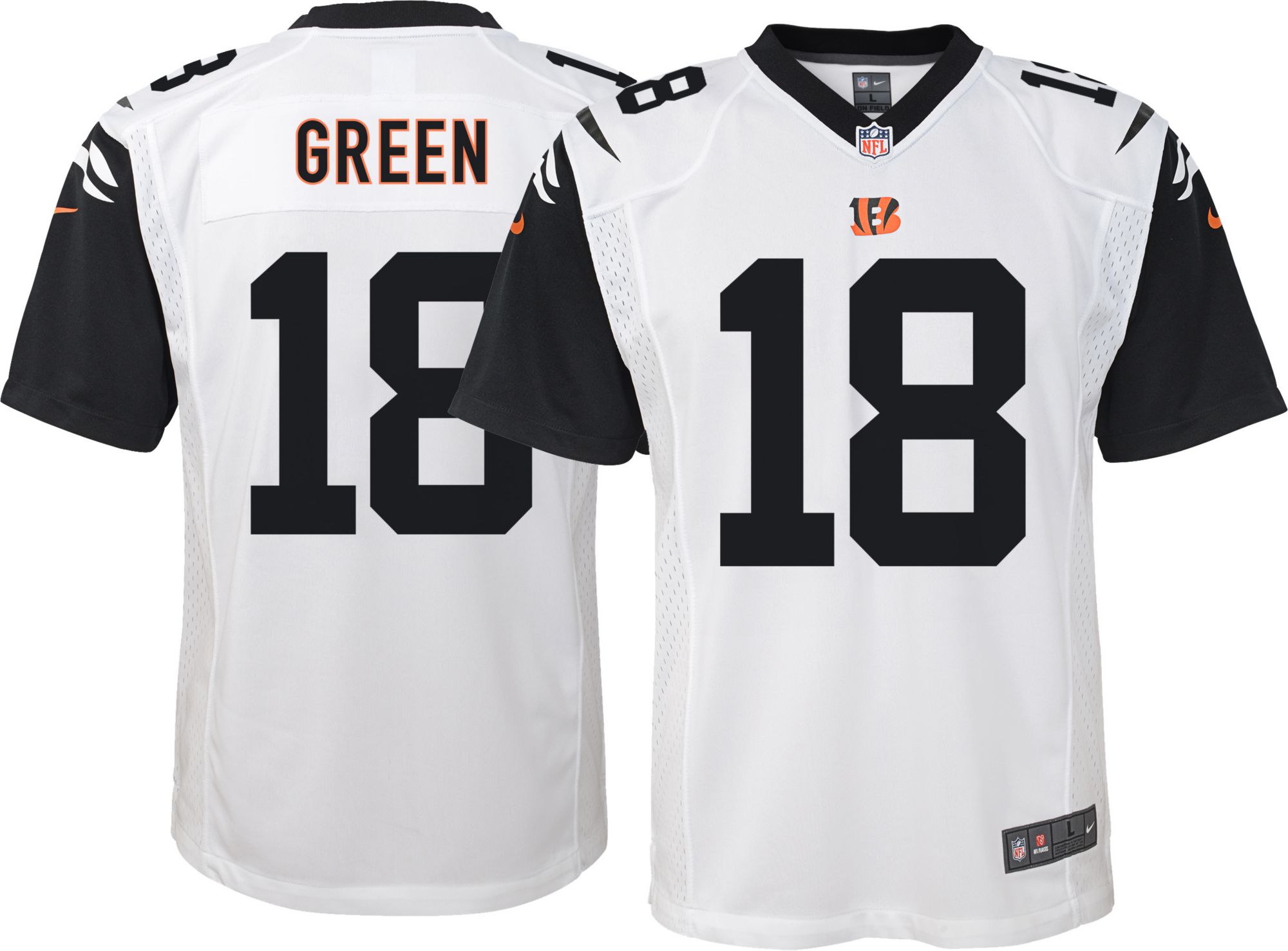 aj green youth jersey