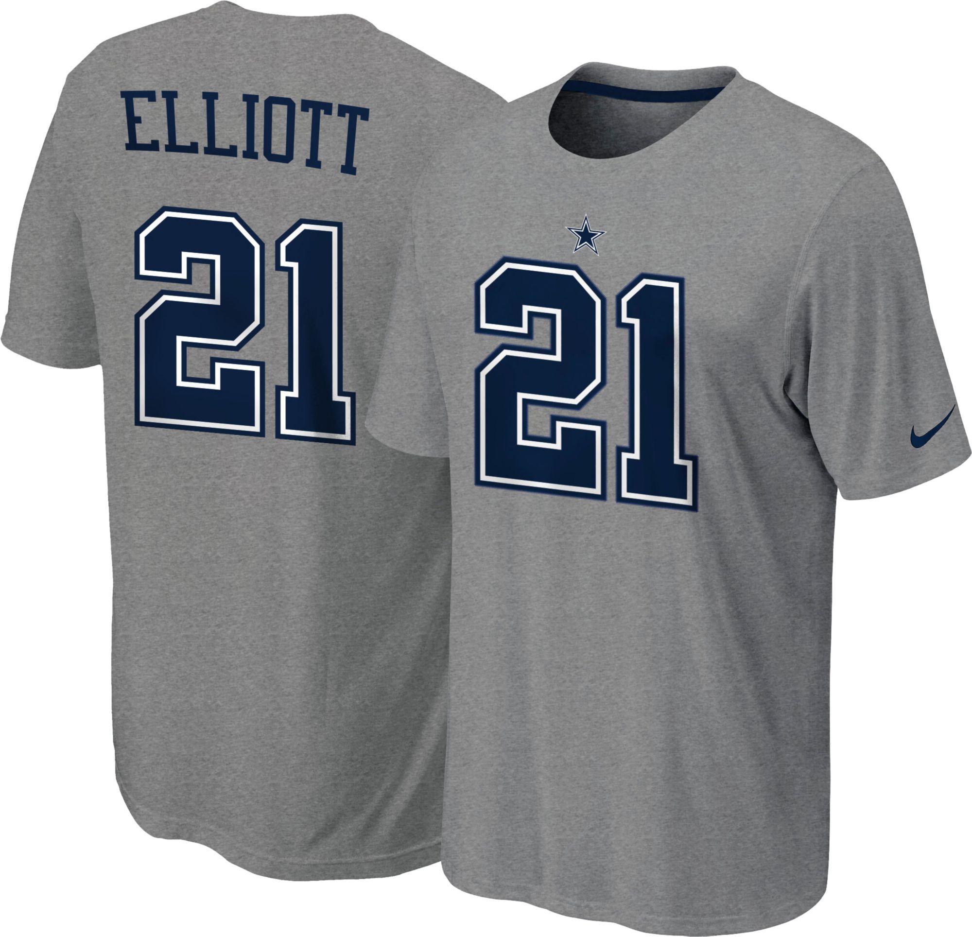 ezekiel elliott grey jersey