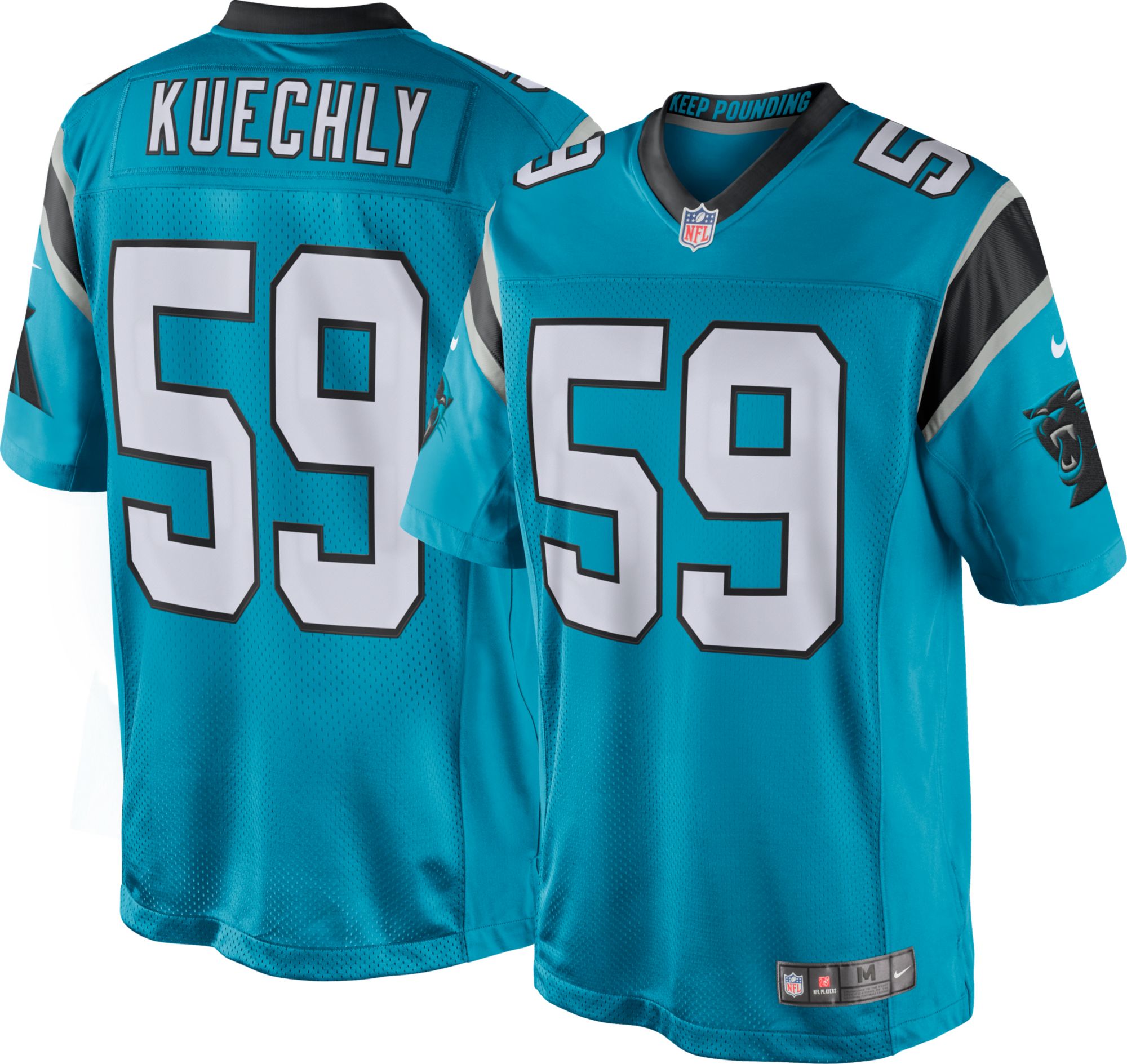 luke kuechly blue jersey