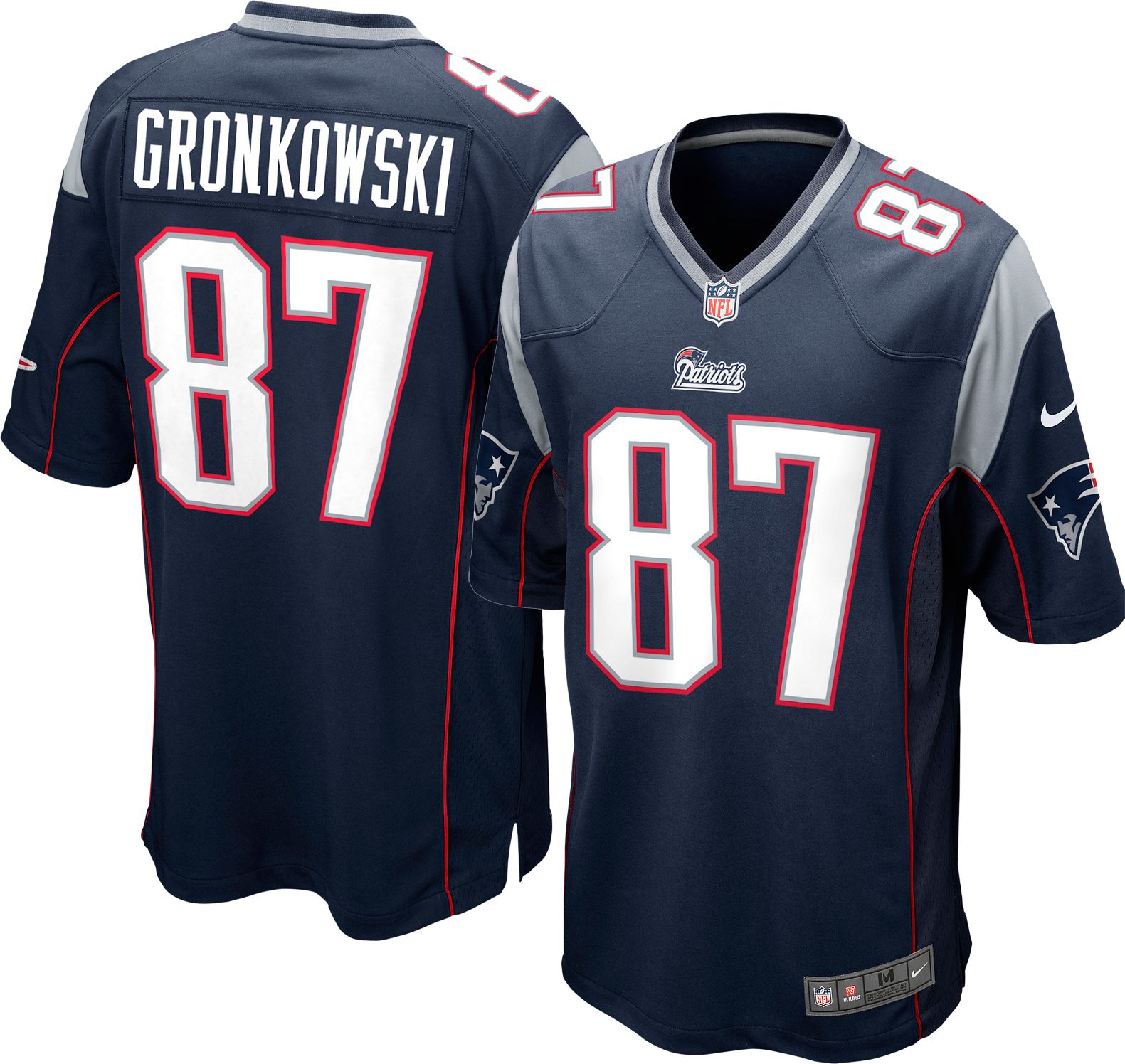 patriots jersey number 87