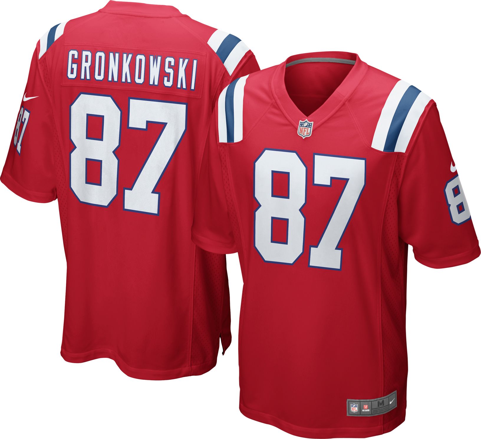 red patriots shirt