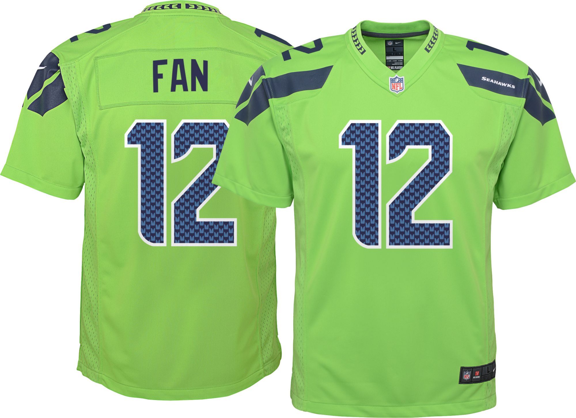 youth green seahawks jersey