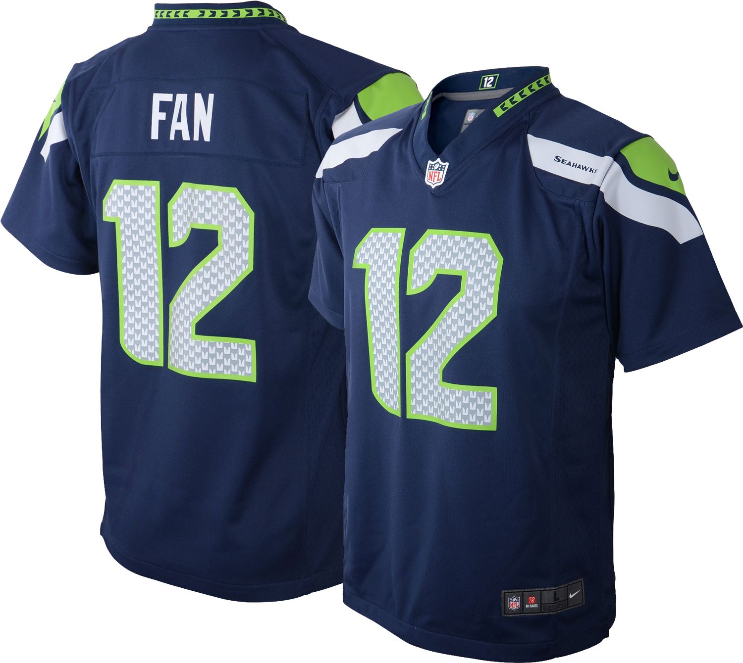 seattle 12 fan jersey