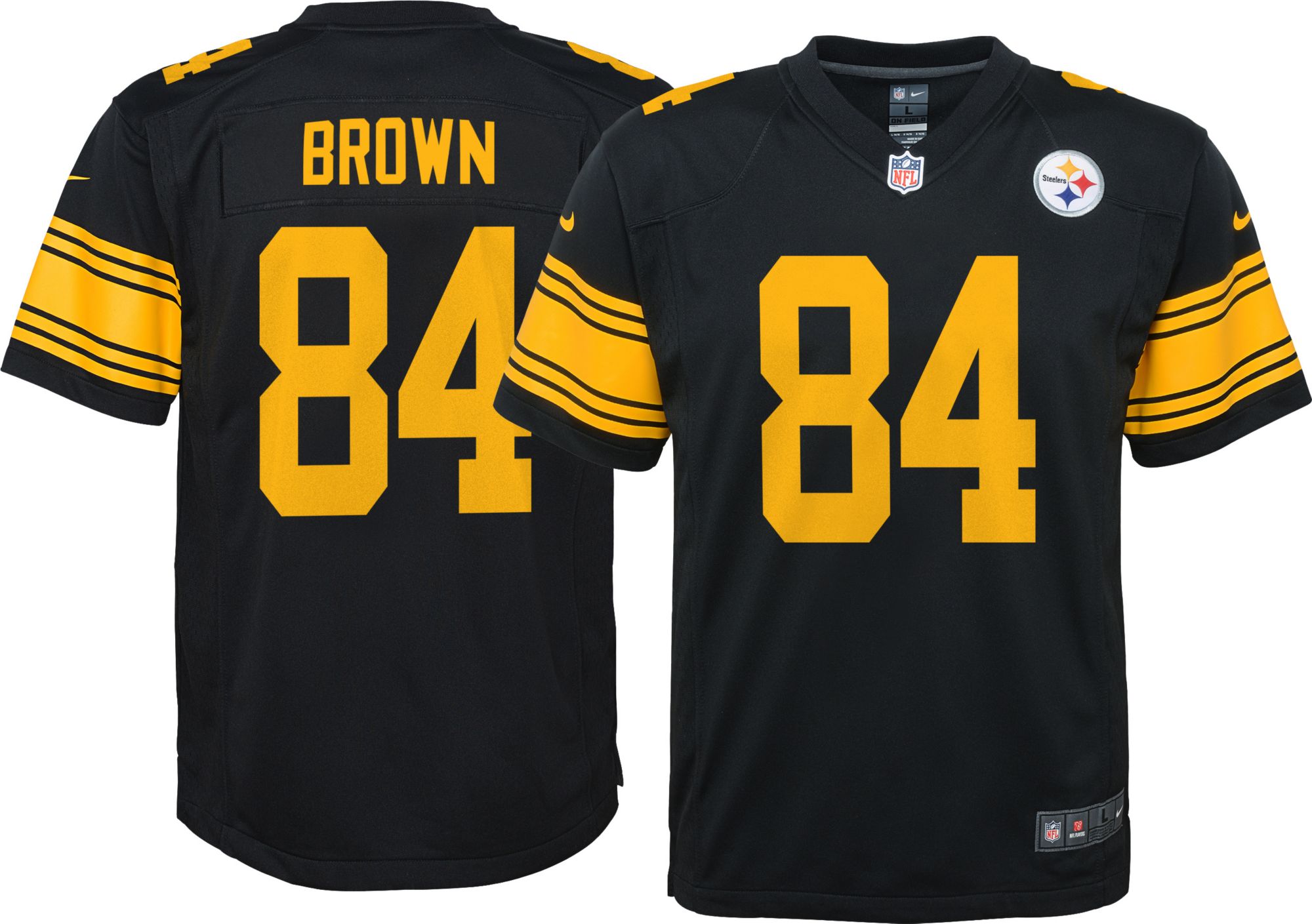 steelers color rush jersey brown