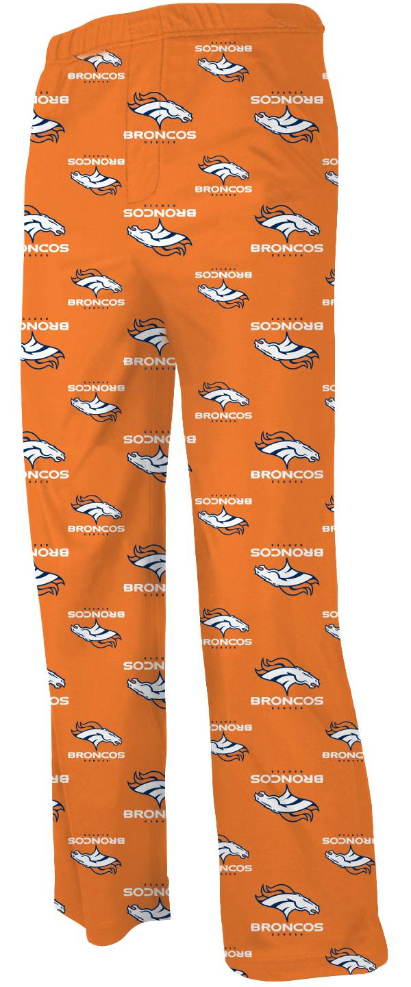 NFL Team Apparel Youth Denver Broncos Jersey Orange Print Pants