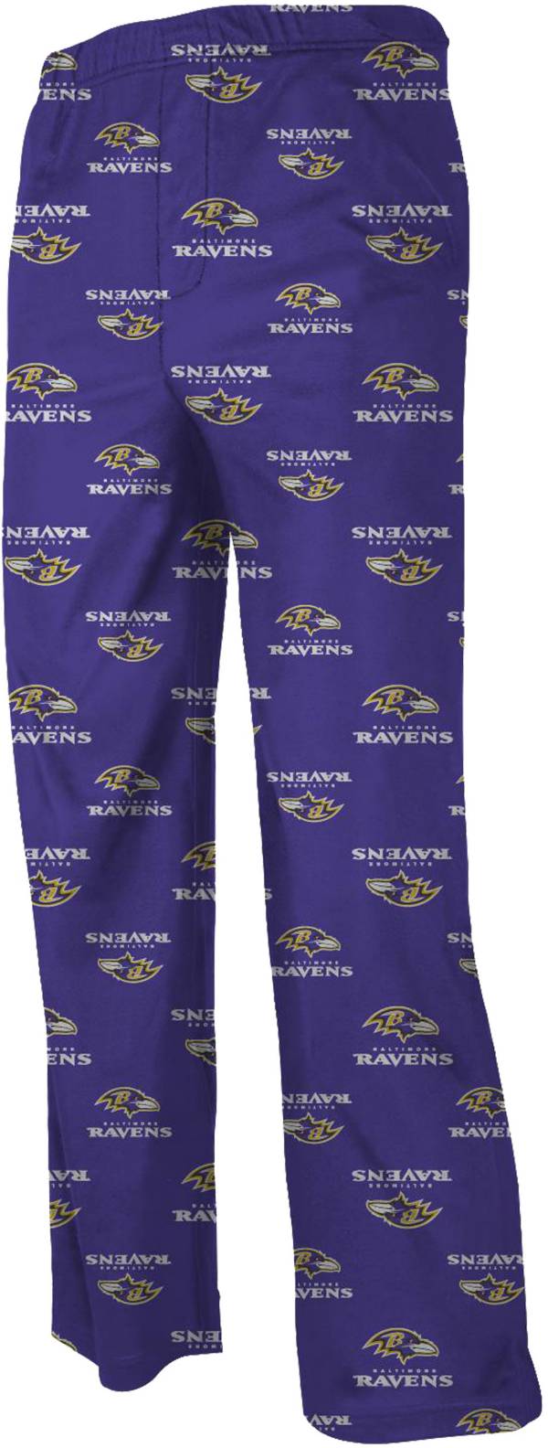 NFL Team Apparel Youth Baltimore Ravens Team Print Purple Jersey Pants product image