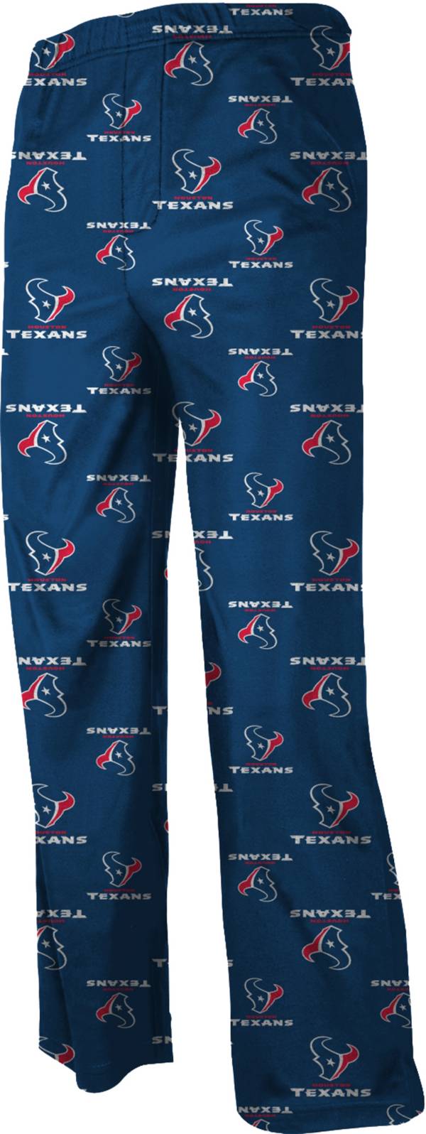 NFL Team Apparel Youth Houston Texans Printed Navy Pants