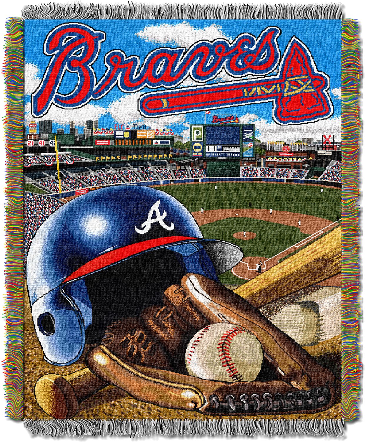 TheNorthwest Atlanta Braves 48'' x 60'' Home Field Advantage Blanket