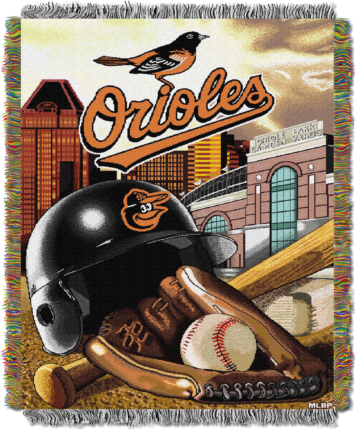 TheNorthwest Baltimore Orioles 48'' x 60'' Home Field Advantage Blanket