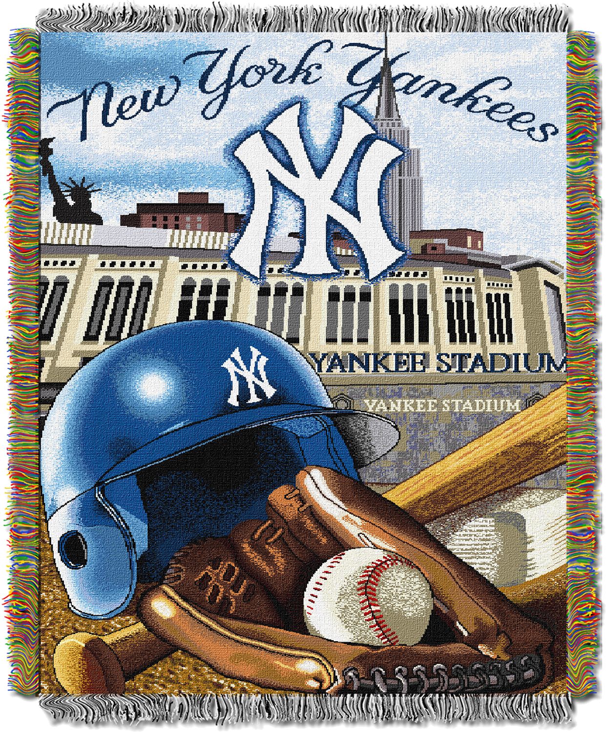 TheNorthwest New York Yankees 48'' x 60'' Home Field Advantage Blanket