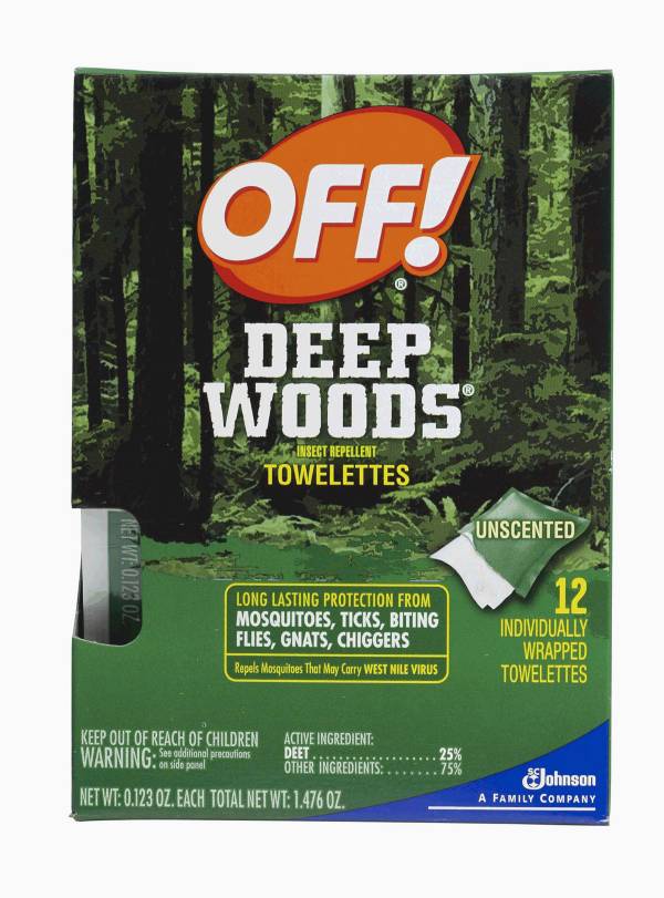 Off Deep Woods Insect Repellent Towelettes – 12 Count | Dick's Sporting ...