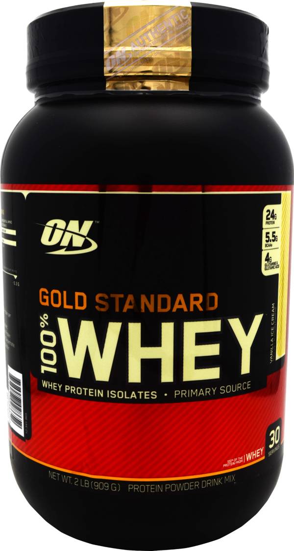 Optimum Nutrition 100 Whey Gold Standard Vanilla Ice Cream 2 Lbs