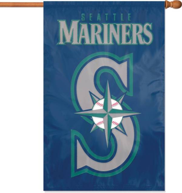 Party Animal Seattle Mariners Applique Banner Flag product image