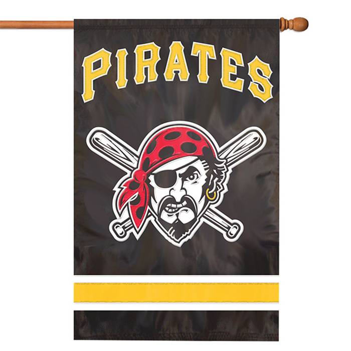 Pittsburgh Pirates Applique Banner Flag