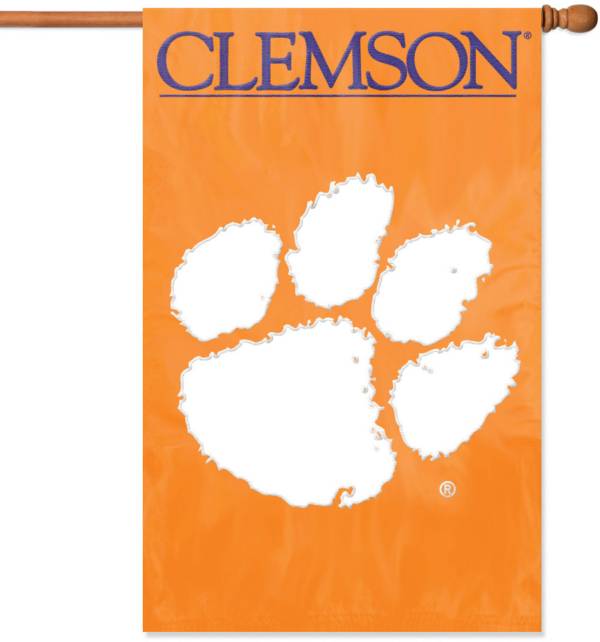 Party Animal Clemson Tigers Applique Banner Flag product image
